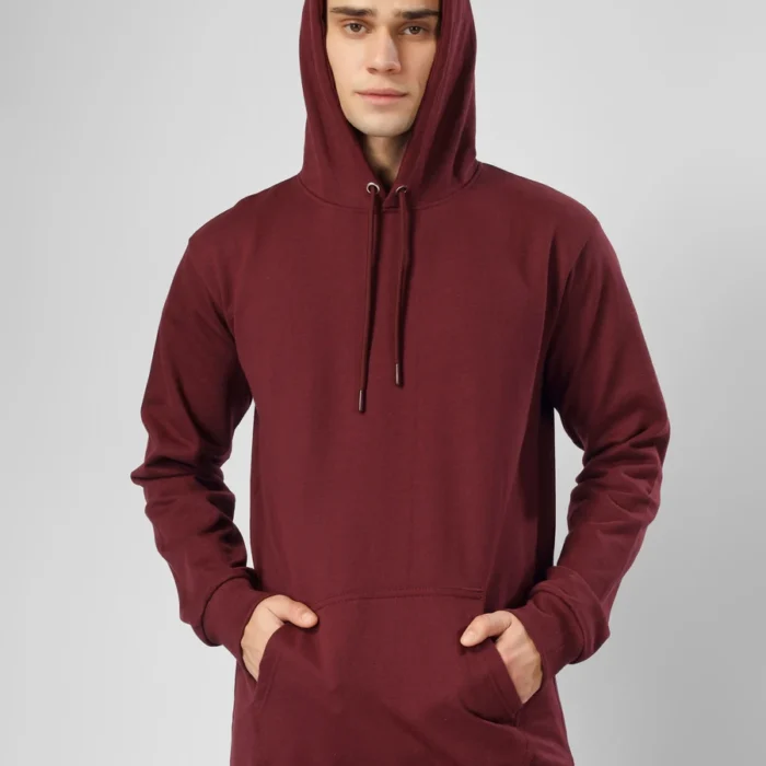 Premium Cotton Hoodie (Maroon)
