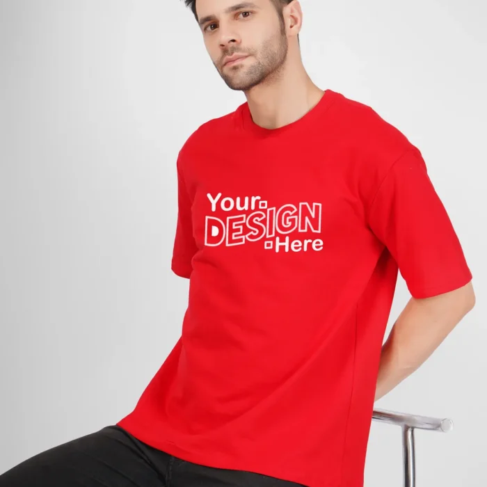 Red Oversized T-Shirt